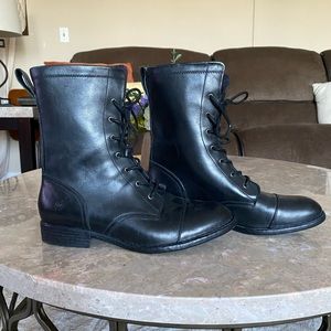 Born combat boots womens size 9.